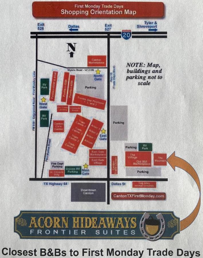 Acorn Hideaways Canton Charming Pioneer Suite 1890'S General Store المظهر الخارجي الصورة